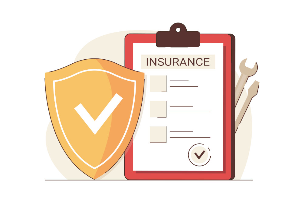 Flat car insurance policy form and security shield